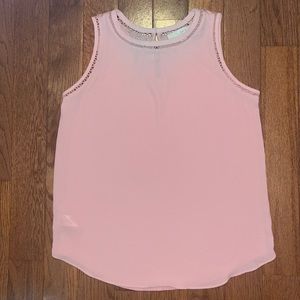 NWOT Ann Taylor Loft light pink blouse size small